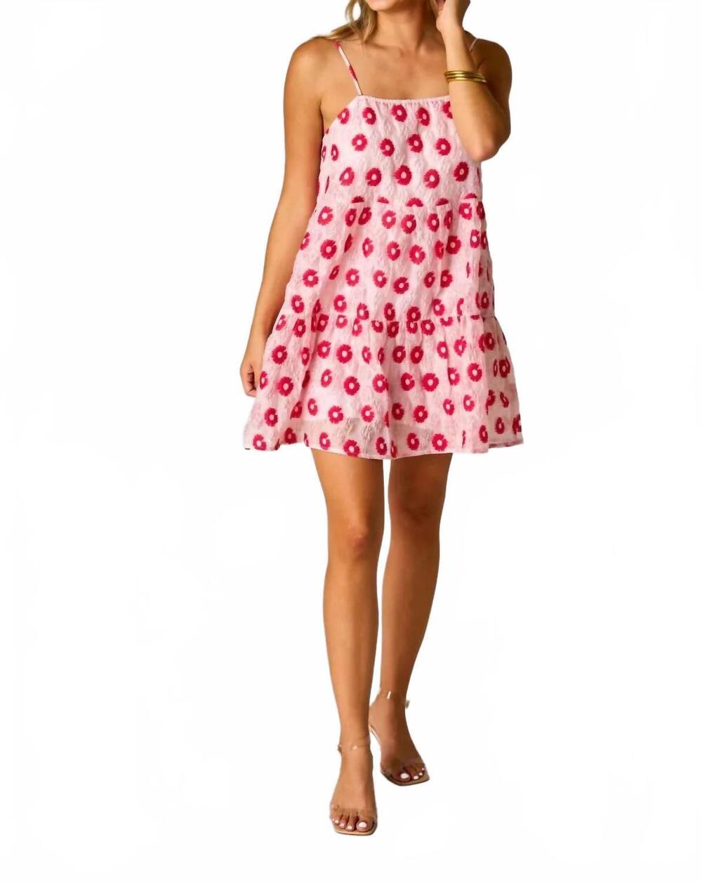 NEW BUDDYLOVE cherry delight mini dress in red